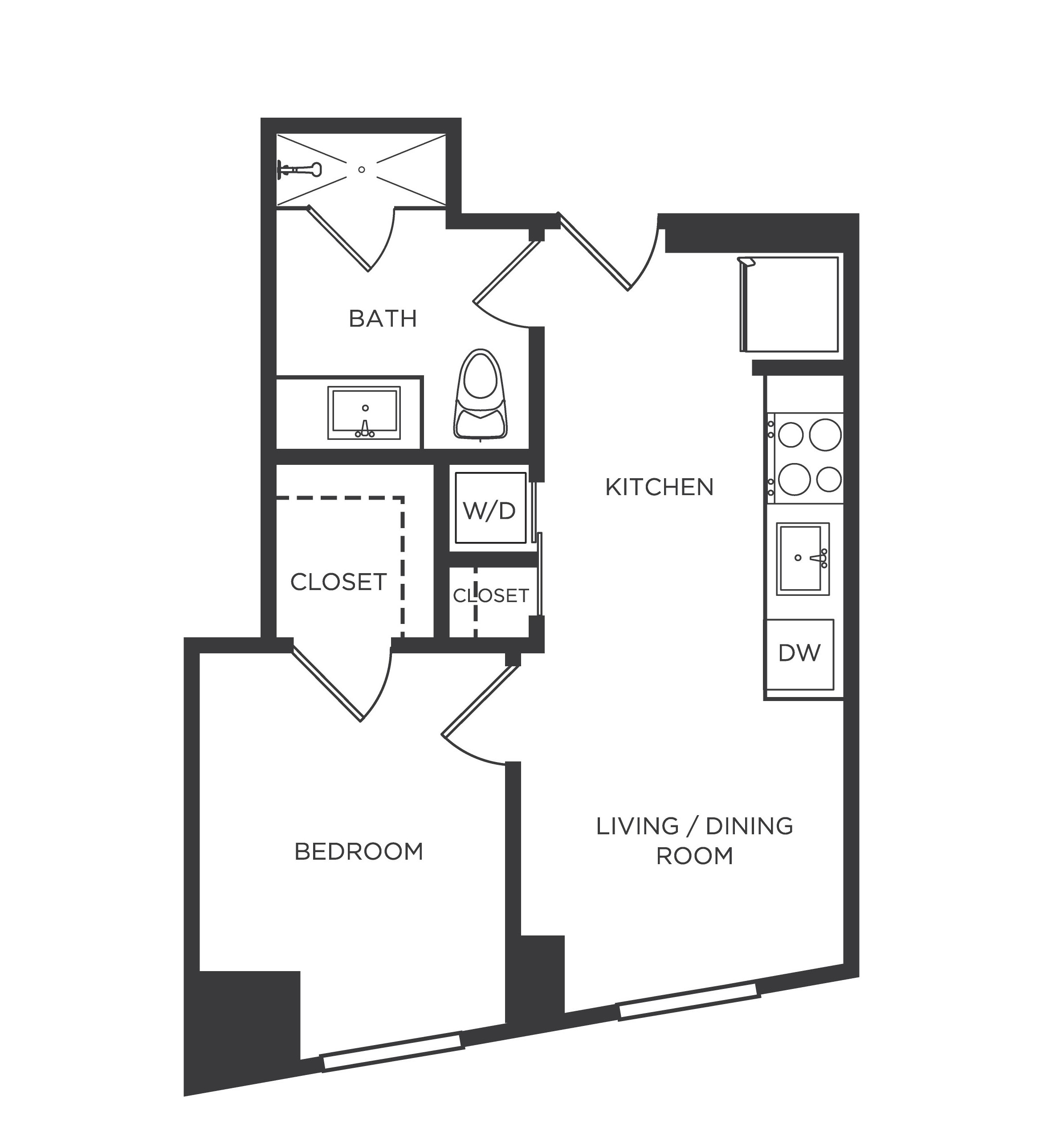 Floor Plan Image of Apartment Apt 2204